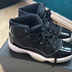 Black and White High-Top Sneakers